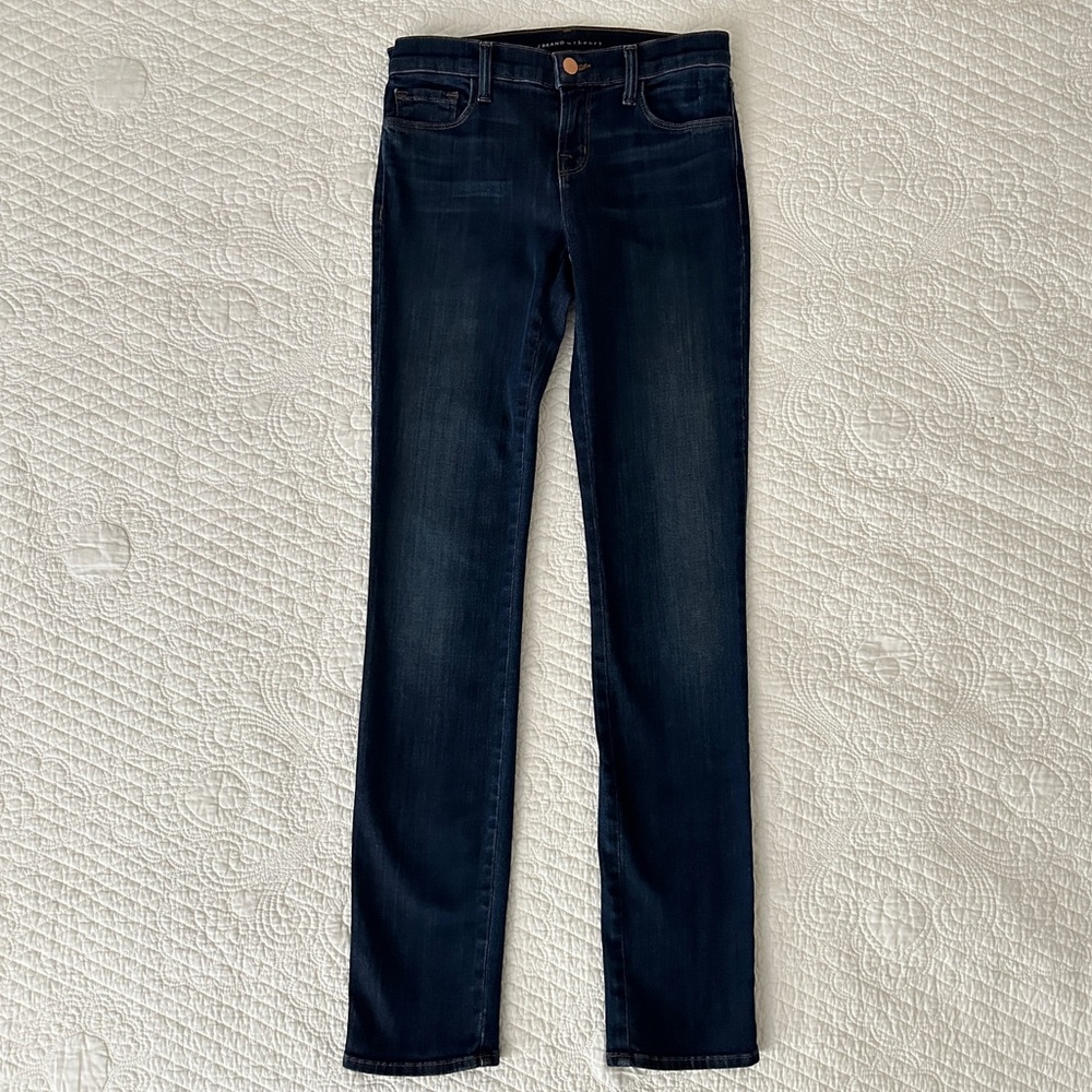 J Brand for Theory Rail Low Rise Skinny Jeans Denim Women’s 26 - Picture 2 of 11